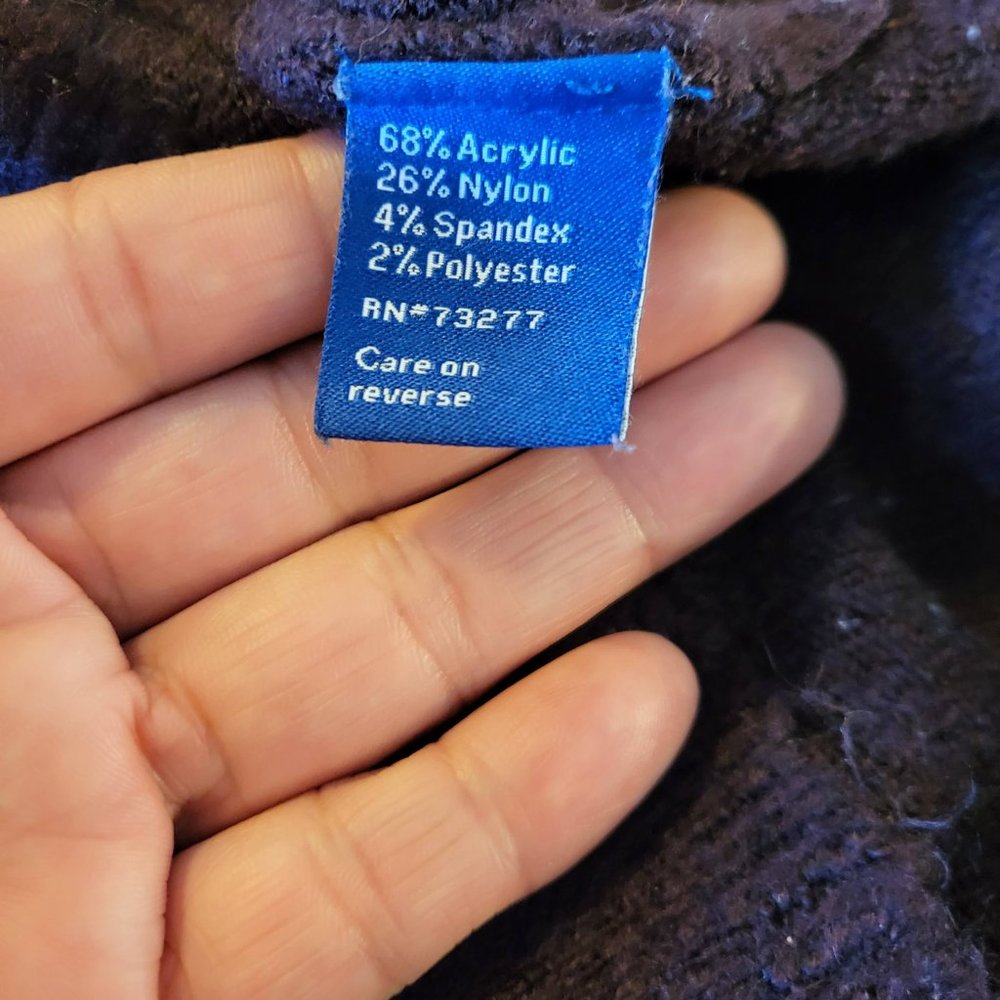 Apt. 9 Women’s ¾ Sleeve Sweater Raisin Sz S - Picture 4 of 5